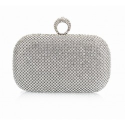 Bolso clutch con cristales