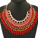 Multilayer Briaded Rope Chain Necklace Mozambique