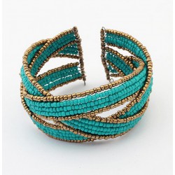 Pulsera étnica de múltiples capas