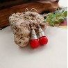 Pendientes con Turquesa Roja