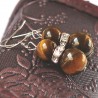 Pendientes con Ojo de Tigre