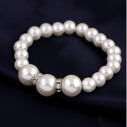Bracelet with Acrylic Pearls Manacor