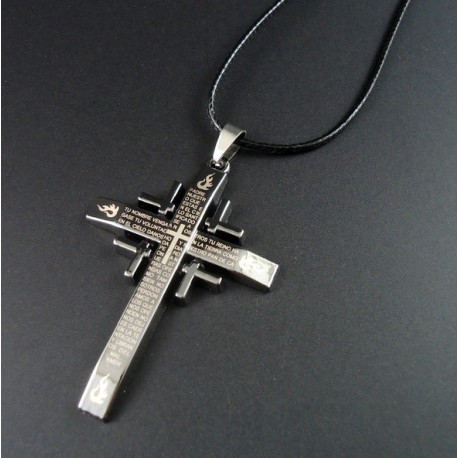 Bible and Cross Necklace