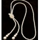 Long pearl Statement Necklace Ambrosia