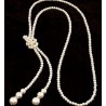 Long pearl Statement Necklace Ambrosia