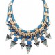 Ethnic tribal triangle necklace
