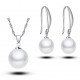 18 kgp gold plated pearl jewelry set Classic