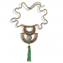 Vintage Ethnic Long Tassel Necklace