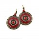 Vintage Women Antique Gold plated earrings