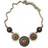 Colorful Beads Choker Necklace Retro