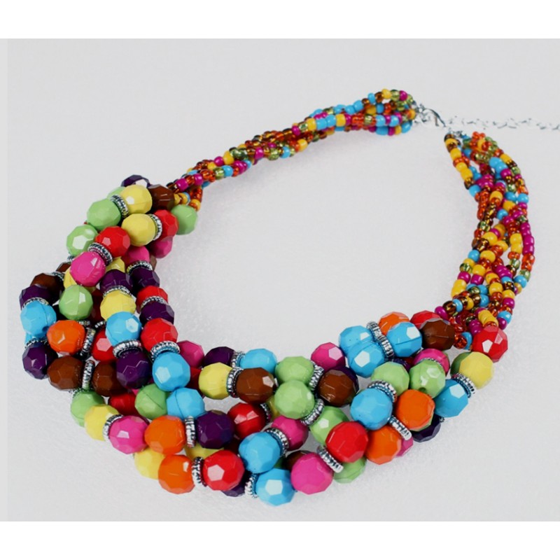 resin beads jewelry set serengeti