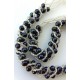 Conjunto Collar y Pulsera con perlas de color negro autenticas cultivadas