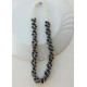 Natural Freshwater Black Pearl jewelry set