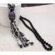 Semiprecious beads necklace with naturalDragon Agate