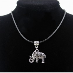 Vintage Bohemian Elephant pendant necklace