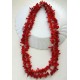 Red Coral and White Freshwater Pearl necklace