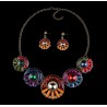 Conjunto Collar y Pendientes Aurora Boreal