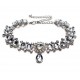 Statement Necklace with Crystal Drops