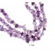 Conjunto con Amatista natural y Perlas de Agua dulce violetas