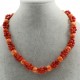 Natural Coral Beads Necklace with two Colours