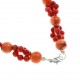 Natural Coral Beads Necklace with two Colours