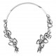 Water Drop Crystal Flower Necklace Xitang