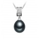 Natural Waterdrop Pearl pendant Necklace