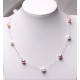 925 Sterling Silver and Natural Freshwater Pearl Necklace