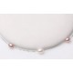 Collar de plata 925 con Perlas naturales en tonos pasteles