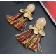 Ethnic Tassel Fringe Earrings Ganges