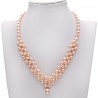 Natural Freshwater Pearl Necklace with Pearl Pendant