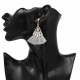 Bohemia Crystal With Tassel Dangle Drop Earrings Orinoco
