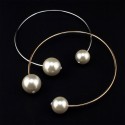 Necklace with Two Maxi Pearls