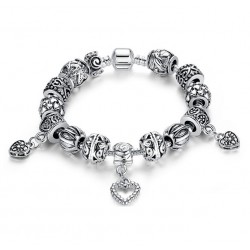 European Style Charm Bracelet Tibet Silver Beads