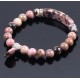 Natural Stone Beads Bracelet with Heard Charm