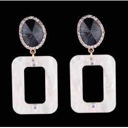 Pendientes geometricos Art Deco