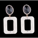 Pendientes grandes de moda geometricos Art Deco