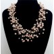 Multi Strands Natural Freshwater Pearl Bridal Necklace