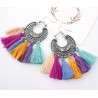 Bohemia Vintage Long tassel Fringe earrings Daugava