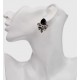 Nature Inspired Crystal Dangle Drop Earrings