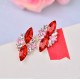 Colorful Crystal Stud Earrings Party Jewelry