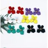 Pendientes de moda, en forma de flor Aleluya, disponible en varios colores