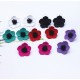 Pendientes de moda, en forma de flor amapola, disponible en varios colores