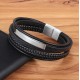 Genuine Leather Multilayer Bracelet For Men