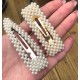 Set of 5 Elegant Pearls Hair Clips