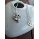 Crystal Heart pendant necklace