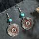 Ethnic Bohemia Round Circle Women's Vintage Earrings