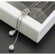 Simulated Pearl Long Sweater Chain Necklace