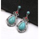Water Drop Earrings for Women Ethnic Vintage Style