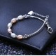 Natural Freshwater Pearl Multicolour Bracelet with Silver 925